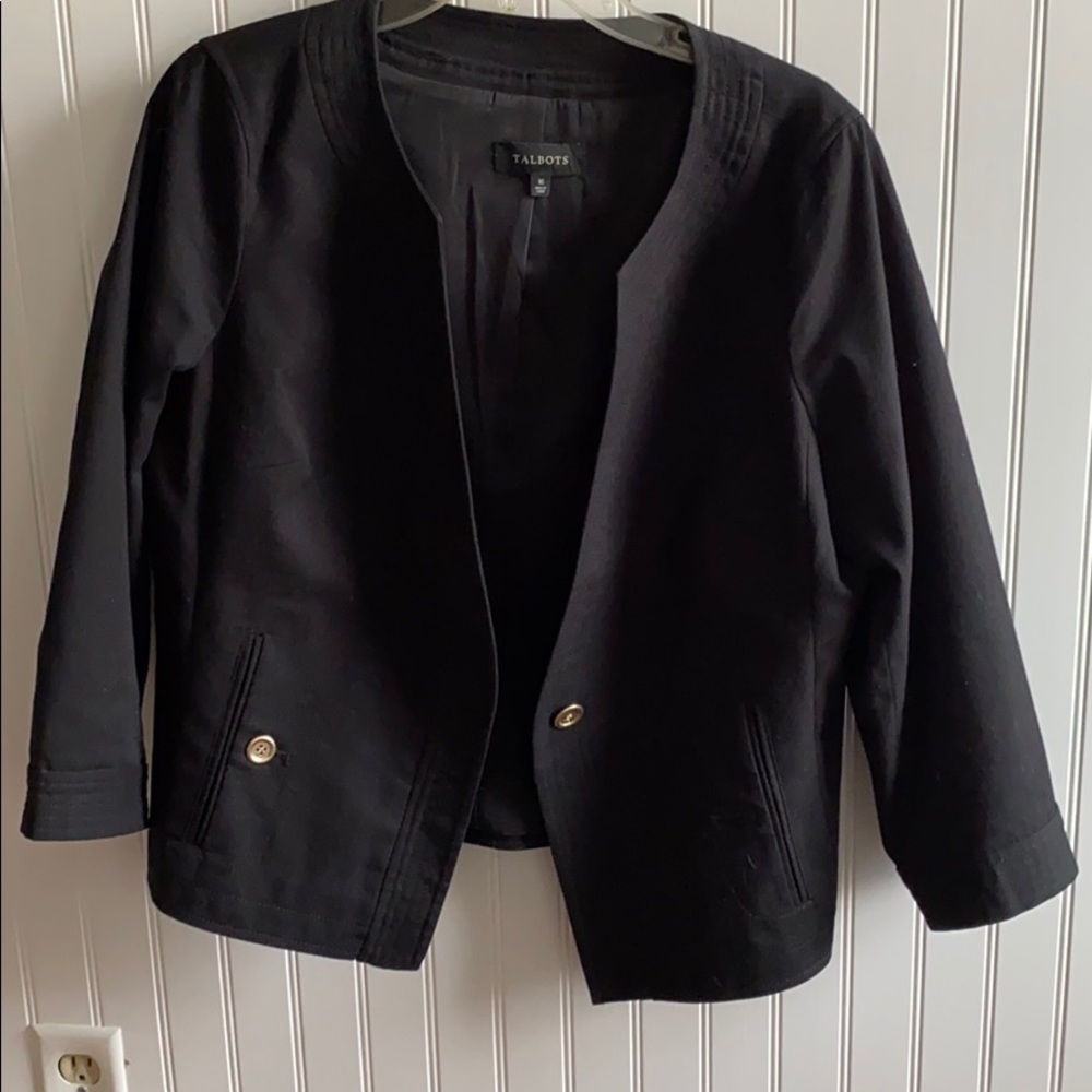 Talbots black blazer
